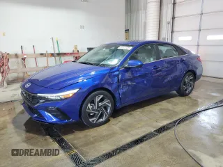 2024 Hyundai Elantra SEL with VIN KMHLS4DG1RU780582, listed as a Copart auction lot 53147805 with 4,282 mi miles and Salvage Title. Bid and sale history available at DreamBid. Image 1.