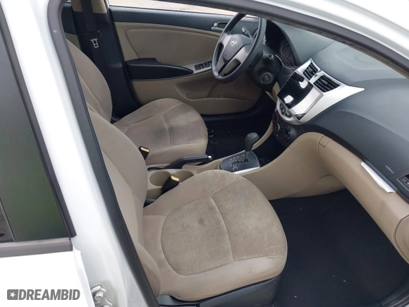 2015 Hyundai Accent GLS with VIN KMHCT4AE9FU808981, listed as a IAAI auction lot 41930246 with 160,406 mi miles. Bid and sale history available at carsss.com. Image 5.