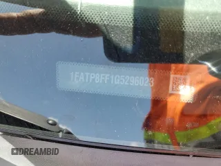 2016 Ford Mustang GT Premium z VIN 1FATP8FF1G5296023, wystawiony jako Copart lot #60981925 z przebiegiem 100 109 mil mil oraz Szkoda całkowita • Salvage title. Historia ofert i sprzedaży dostępna na DreamBid. Obrazek 12.