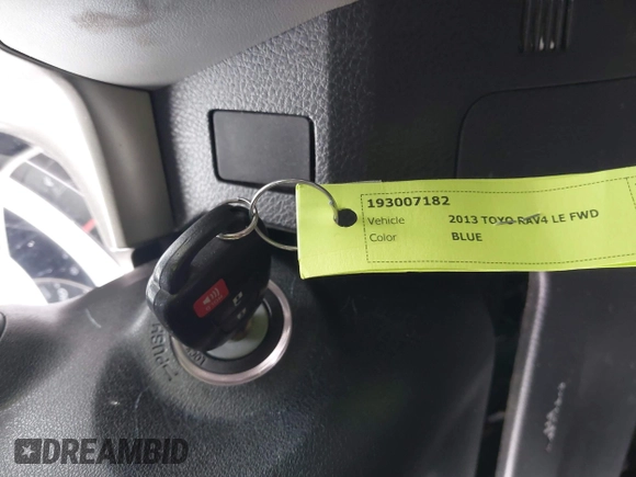 2013 Toyota RAV4 LE with VIN JTMZFREV1D5010172, listed as a IAAI auction lot 42205217 with 118,924 mi miles and . Bid and sale history available at DreamBid. Image 11.