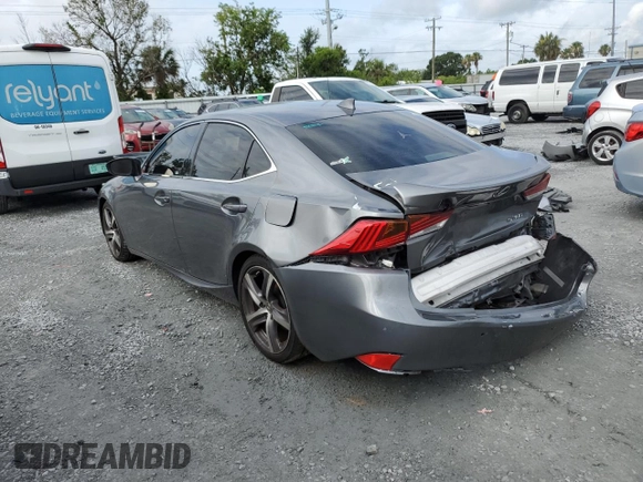 2019 Lexus IS 300 with VIN JTHBA1D20K5084901, listed as a Copart auction lot 59850105 with 102,466 mi miles and Salvage title. Bid and sale history available at DreamBid. Image 2.