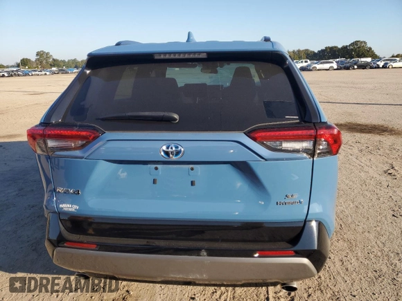 2022 Toyota RAV4 Hybrid SE with VIN 4T3T6RFV3NU070288, listed as a Copart auction lot 77693494 with 32,497 mi miles and Non repairable. Bid and sale history available at DreamBid. Image 6.