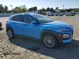 2020 Hyundai Kona SEL with VIN KM8K22AAXLU496164, listed as a Copart auction lot 53745405 with 39,887 mi miles and Salvage Title. Bid and sale history available at DreamBid. Image 4.