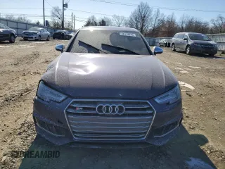 2018 Audi S4 Prestige z VIN WAUC4AF40JA003734, wystawiony jako Copart lot #46118075 z przebiegiem 79 496 mil mil oraz Szkody całkowita. Historia ofert i sprzedaży dostępna na DreamBid. Obrazek 5.