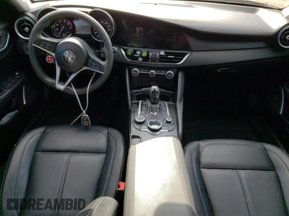 2018 Alfa Romeo Giulia with VIN ZARFAEBNXJ7576920, listed as a Copart auction lot 49524873 with 35,064 mi miles. Bid and sale history available at carsss.com. Image 8.