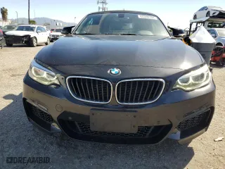 2015 BMW 2 Series M235i with VIN WBA1M1C56FV393730, listed as a Copart auction lot 45348734 with 59,231 mi miles and Salvage Title. Bid and sale history available at carsss.com. Image 5.