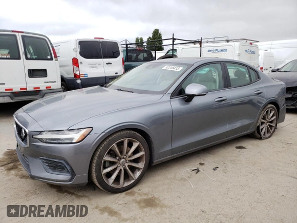 2019 Volvo S60 Momentum with VIN 7JR102FK2KG002871, listed as a Copart auction lot 52345413 with 30,848 mi miles. Bid and sale history available at carsss.com. Image 1.