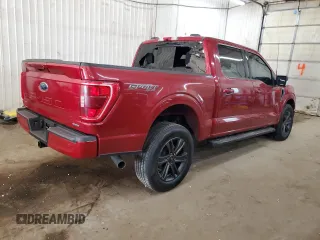 2022 Ford F-150 XL with VIN 1FTEW1EP1NKE80383, listed as a Copart auction lot 48172855 with 109,499 mi miles and Salvage Title. Bid and sale history available at DreamBid. Image 3.