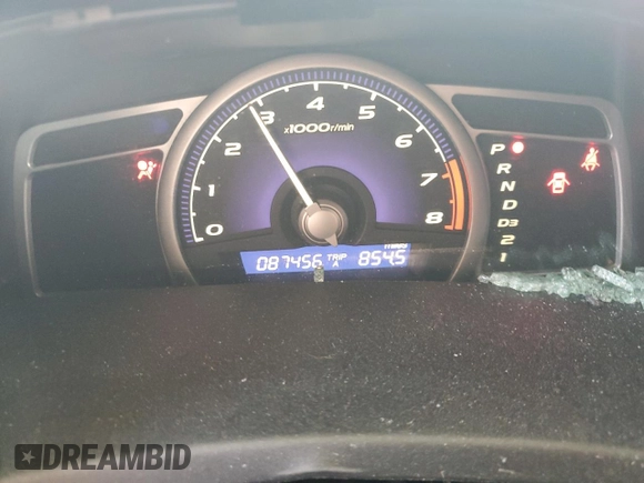 2006 Honda Civic LX with VIN 1HGFA16506L065908, listed as a Copart auction lot 51797795 with 87,456 mi miles and Salvage Title. Bid and sale history available at DreamBid. Image 9.