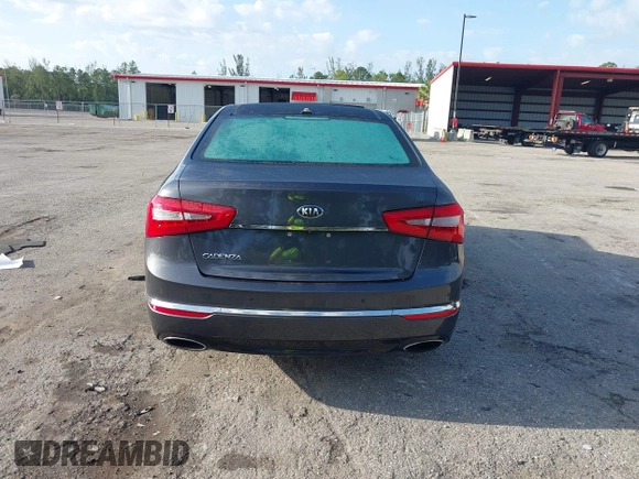 2016 Kia Cadenza Premium with VIN KNALN4D76G5207273, listed as a IAAI auction lot 42018231 with 92,460 mi miles. Bid and sale history available at carsss.com. Image 16.