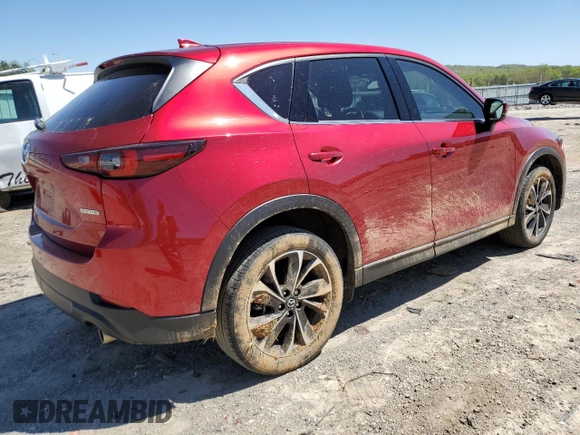 2023 Mazda CX-5 2.5 S Premium Plus Package with VIN JM3KFBEM0P0163618, listed as a Copart auction lot 52410185 with 31,909 mi miles and Salvage Title. Bid and sale history available at carsss.com. Image 3.