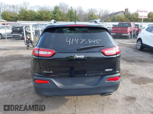 2016 Jeep Cherokee Latitude with VIN 1C4PJMCS6GW296570, listed as a IAAI auction lot 41975845 with 96,420 mi miles. Bid and sale history available at carsss.com. Image 16.