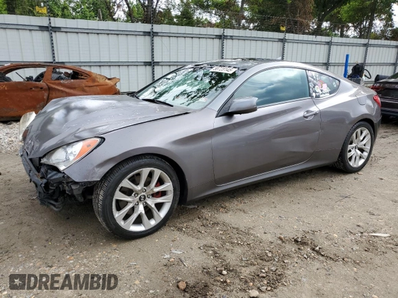 2011 Hyundai Genesis Coupe with VIN KMHHT6KDXBU044995, listed as a Copart auction lot 58728145 with 112,454 mi miles and Salvage title. Bid and sale history available at DreamBid. Image 1.