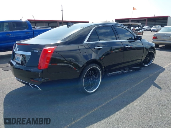 2016 Cadillac CTS Sedan Luxury Collection RWD with VIN 1G6AR5SX8G0167026, listed as a IAAI auction lot 41526996 with 76,612 mi miles. Bid and sale history available at carsss.com. Image 4.