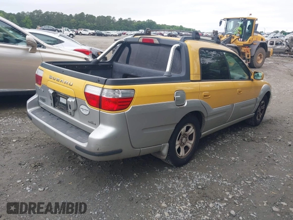 2003 Subaru Baja z VIN 4S4BT61C336108427, wystawiony jako IAAI lot #42363912 z przebiegiem 239 230 mil mil oraz . Historia ofert i sprzedaży dostępna na DreamBid. Obrazek 4.