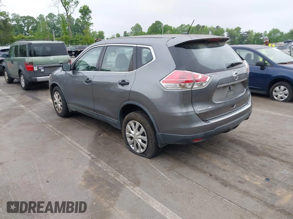 2016 Nissan Rogue SV with VIN KNMAT2MV1GP627725, listed as a IAAI auction lot 42120155 with 195,695 mi miles. Bid and sale history available at carsss.com. Image 3.