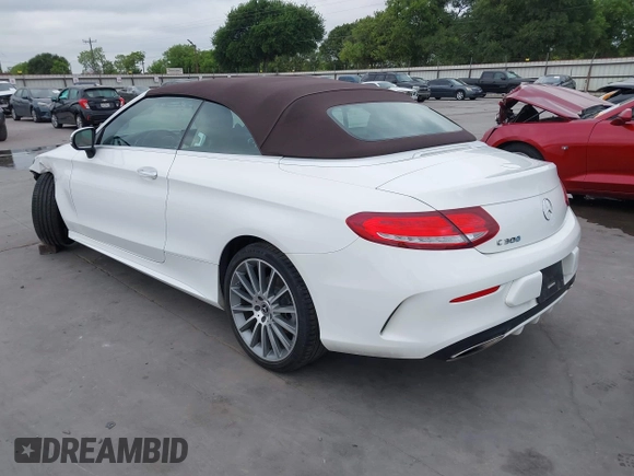 2017 Mercedes-Benz C 300 with VIN WDDWK4JB9HF529814, listed as a IAAI auction lot 42018870 with 39,062 mi miles and . Bid and sale history available at DreamBid. Image 3.