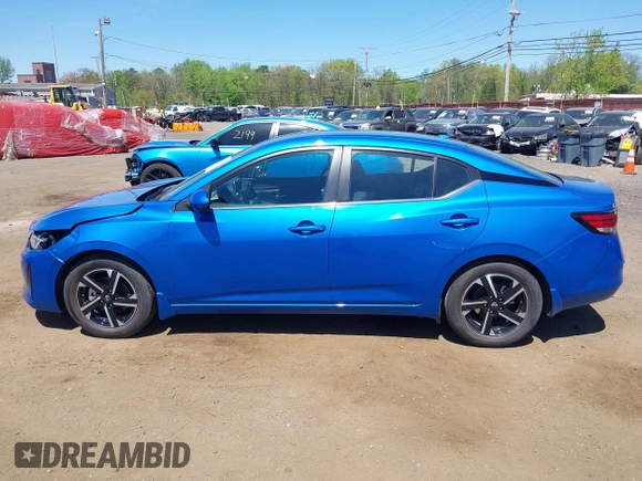 2024 Nissan Sentra SV with VIN 3N1AB8CV4RY265045, listed as a IAAI auction lot 42165511 with 5,232 mi miles. Bid and sale history available at carsss.com. Image 14.