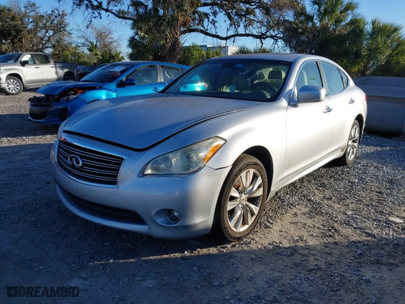 2012 Infiniti M37 with VIN JN1BY1AR3CM390810, listed as a IAAI auction lot 41313513 with 1 miles. Bid and sale history available at carsss.com. Image 22.
