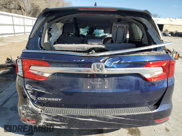 2020 Honda Odyssey EX with VIN 5FNRL6H53LB071314, listed as a Copart auction lot 46994745 with Not Provided miles and Salvage Title. Bid and sale history available at DreamBid. Image 6.