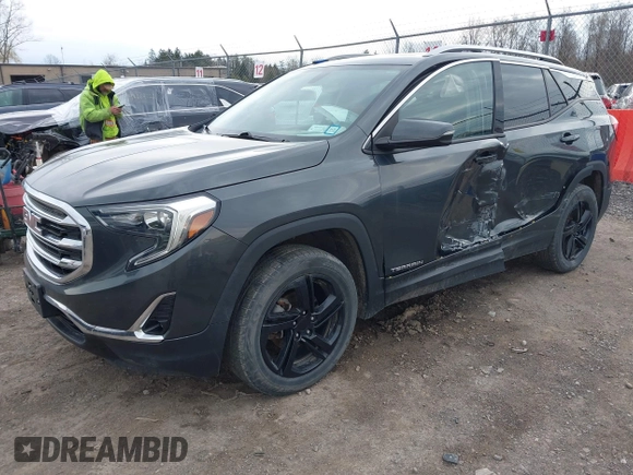 2018 GMC Terrain SLT with VIN 3GKALVEVXJL411301, listed as a IAAI auction lot 42071350 with 87,723 mi miles and . Bid and sale history available at DreamBid. Image 17.