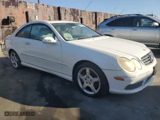 2005 Mercedes-Benz CLK-Class 5.0L with VIN WDBTJ75J95F147182, listed as a Copart auction lot 89086525 with 194,343 mi miles and Clean Title. Bid and sale history available at carsss.com. Image 4.