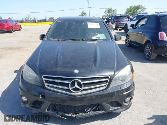 2010 Mercedes-Benz C 63 AMG with VIN WDDGF7HB9AF438001, listed as a IAAI auction lot 42163284 with 105,544 mi miles and . Bid and sale history available at carsss.com. Image 12.