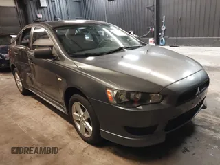 2008 Mitsubishi Lancer DE with VIN JA3AU16U88U021299, listed as a IAAI auction lot 41772702 with 110,466 mi miles. Bid and sale history available at carsss.com. Image 1.
