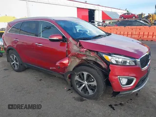2017 Kia Sorento EX with VIN 5XYPHDA56HG243813, listed as a IAAI auction lot 41266341 with 76,957 mi miles and . Bid and sale history available at carsss.com. Image 1.