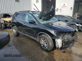 2015 Nissan Rogue SL with VIN 5N1AT2MV0FC888071, listed as a Copart auction lot 42713605 with Not Provided miles and Salvage Title. Bid and sale history available at carsss.com. Image 4.