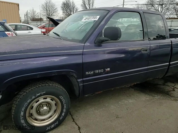 1998 Dodge Ram 1500 with VIN 3B7HC12Y3WG189752, listed as a Copart auction lot 46402395 with 142,629 mi miles and Salvage Title. Bid and sale history available at carsss.com. Image 11.
