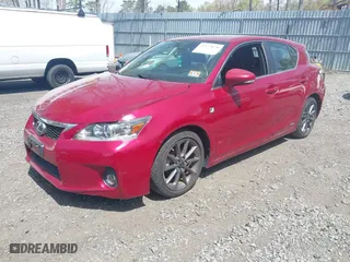 2012 Lexus CT 200h with VIN JTHKD5BH0C2080386, listed as a IAAI auction lot 42127670 with 153,019 mi miles. Bid and sale history available at carsss.com. Image 17.