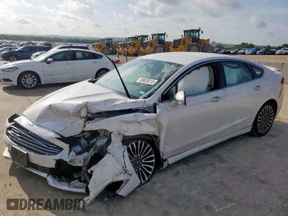 2018 Ford Fusion Titanium с VIN 3FA6P0K94JR275623, выставлен на аукционе Copart как лот 59639215 с пробегом 84 919 миль миль и Списание • Salvage title. История ставок и продаж доступна на DreamBid. Изображение 1.