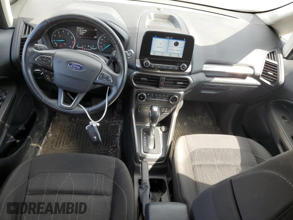 2018 Ford EcoSport SE with VIN MAJ3P1TEXJC248073, listed as a Copart auction lot 58662875 with 58,370 mi miles and Salvage title. Bid and sale history available at DreamBid. Image 8.