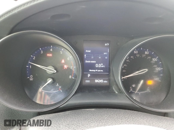 2019 Toyota C-HR XLE with VIN JTNKHMBX5K1057113, listed as a Copart auction lot 47771055 with 84,245 mi miles and Salvage Title. Bid and sale history available at DreamBid. Image 9.