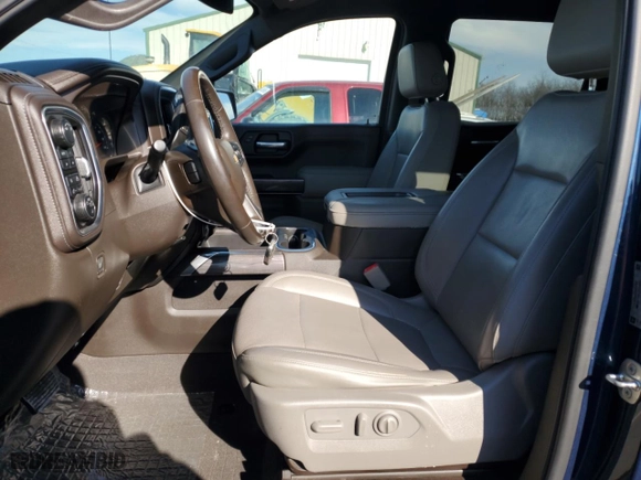 2019 Chevrolet Silverado 1500 LTZ with VIN 3GCUYGED2KG145876, listed as a Copart auction lot 46218695 with 103,132 mi miles and Salvage Title. Bid and sale history available at carsss.com. Image 7.