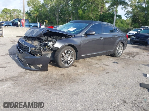 2016 Kia Cadenza Premium with VIN KNALN4D76G5207273, listed as a IAAI auction lot 42018231 with 92,460 mi miles. Bid and sale history available at carsss.com. Image 17.