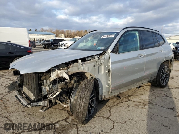 2020 BMW X3 M40i with VIN 5UXTY9C01L9B07923, listed as a Copart auction lot 88938645 with 69,328 mi miles and Salvage Title. Bid and sale history available at DreamBid. Image 1.
