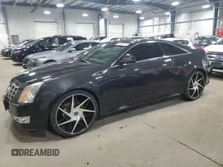 2013 Cadillac CTS Coupe Premium with VIN 1G6DS1E39D0100885, listed as a Copart auction lot 43530745 with 121,045 mi miles and Salvage Title. Bid and sale history available at carsss.com. Image 1.