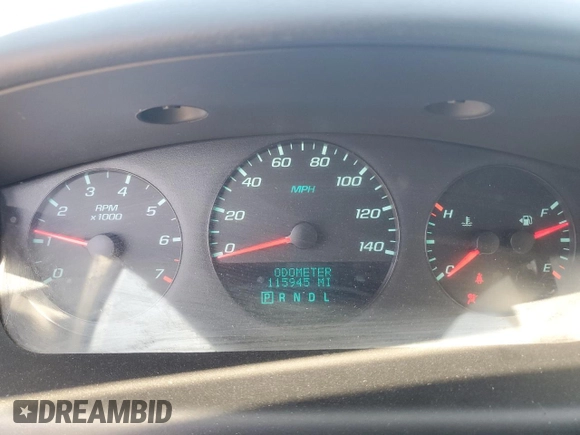 2012 Chevrolet Impala LS Retail with VIN 2G1WA5E3XC1197848, listed as a Copart auction lot 52459095 with 115,945 mi miles and Clean Title. Bid and sale history available at DreamBid. Image 9.