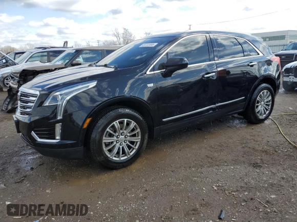 2017 Cadillac XT5 Luxury AWD with VIN 1GYKNDRSXHZ230720, listed as a Copart auction lot 49722095 with 108,972 mi miles and Salvage Title. Bid and sale history available at DreamBid. Image 1.