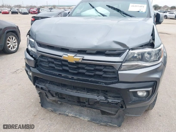 2022 Chevrolet Colorado 2WD LT with VIN 1GCGSCEA7N1293649, listed as a IAAI auction lot 41257494 with 110,905 mi miles. Bid and sale history available at carsss.com. Image 6.
