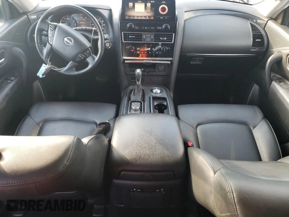 2022 Nissan Armada SV with VIN JN8AY2AD9N9677159, listed as a Copart auction lot 42674435 with 66,446 mi miles and Salvage Title. Bid and sale history available at carsss.com. Image 8.