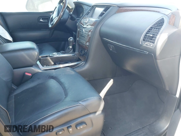 2015 Infiniti QX80 with VIN JN8AZ2NF1F9572769, listed as a IAAI auction lot 41478820 with 143,892 mi miles and . Bid and sale history available at DreamBid. Image 5.