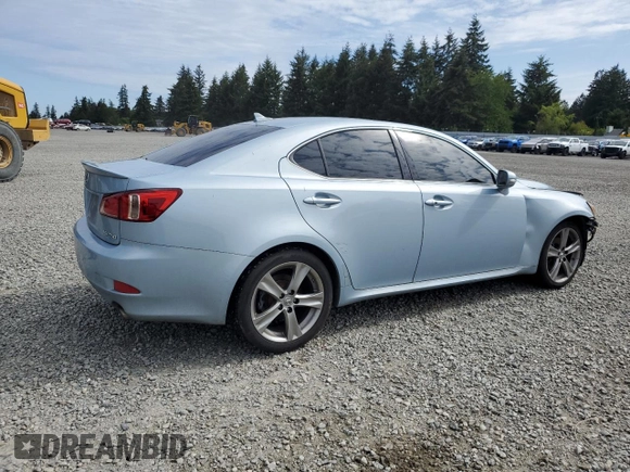 2011 Lexus IS 250 z VIN JTHBF5C21B5136191, wystawiony jako Copart lot #58203625 z przebiegiem 187 402 mil mil oraz Szkoda całkowita • Salvage title. Historia ofert i sprzedaży dostępna na DreamBid. Obrazek 3.