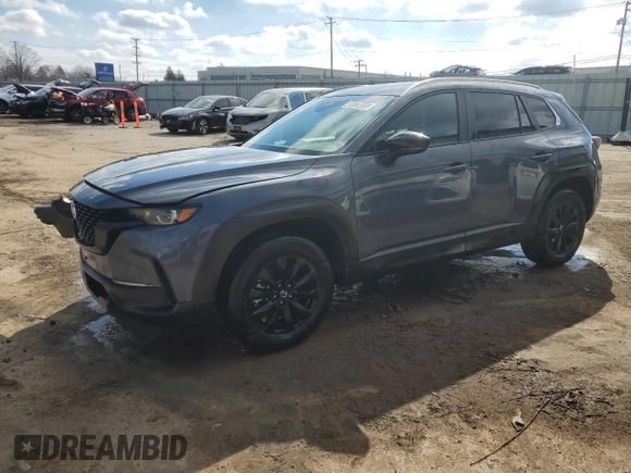 2025 Mazda CX-50 S Preferred z VIN 7MMVABBM2SN305827, wystawiony jako Copart lot #45678405 z przebiegiem 10 900 mil mil oraz Czysty tytuł • Clean title. Historia ofert i sprzedaży dostępna na DreamBid. Obrazek 1.