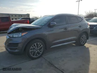 2020 Hyundai Tucson Ultimate with VIN KM8J33AL7LU214837, listed as a Copart auction lot 45476885 with 94,367 mi miles and Salvage Title. Bid and sale history available at carsss.com. Image 1.
