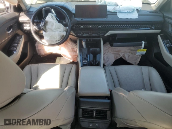 2023 Honda Accord Touring with VIN 1HGCY2F86PA068596, listed as a Copart auction lot 55878945 with 9,382 mi miles and Salvage title. Bid and sale history available at DreamBid. Image 8.