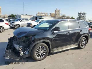 2019 Toyota Highlander SE with VIN 5TDKZRFH1KS557113, listed as a Copart auction lot 63575265 with Not provided miles and Salvage title. Bid and sale history available at DreamBid. Image 1.