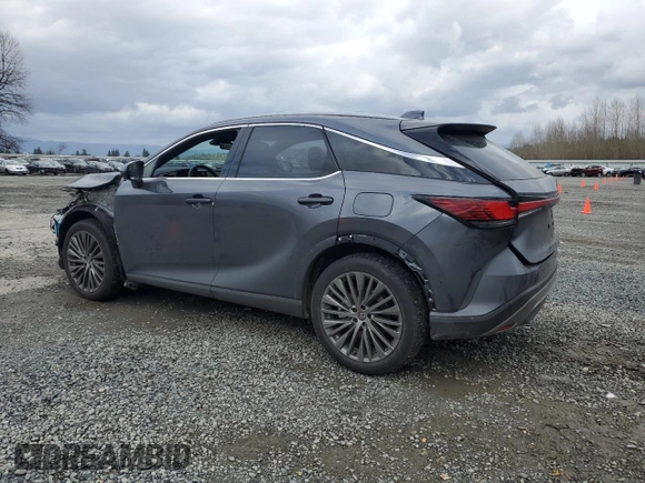 2024 Lexus RX with VIN JTJCJMGA3R2020824, listed as a Copart auction lot 49912505 with 4,731 mi miles and Salvage Title. Bid and sale history available at carsss.com. Image 2.